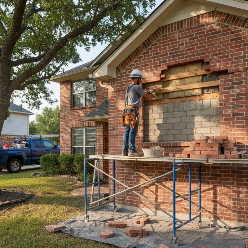Brick Front Porch Repair